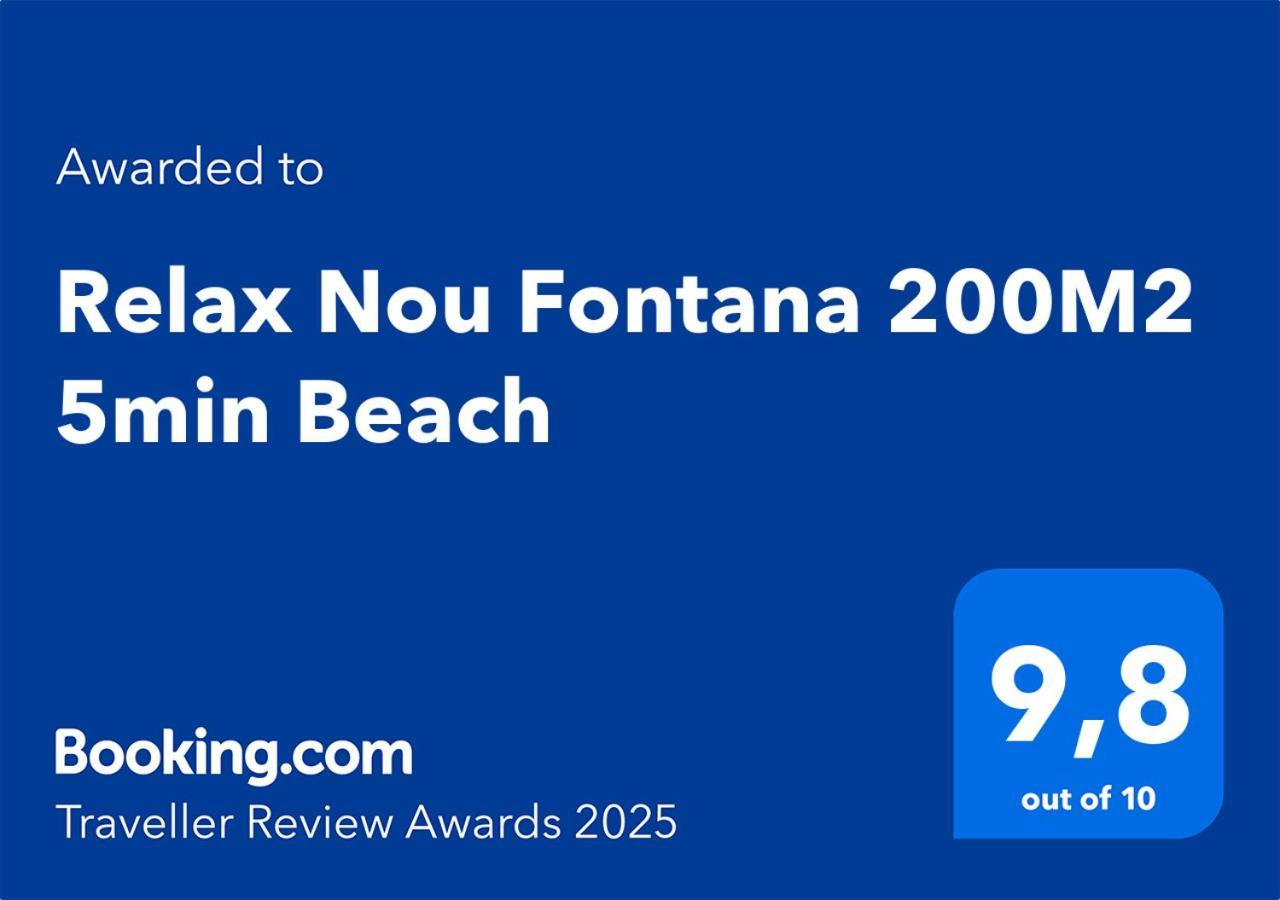 Relax Nou Fontana 200M2 5Min Beach Jávea Kültér fotó